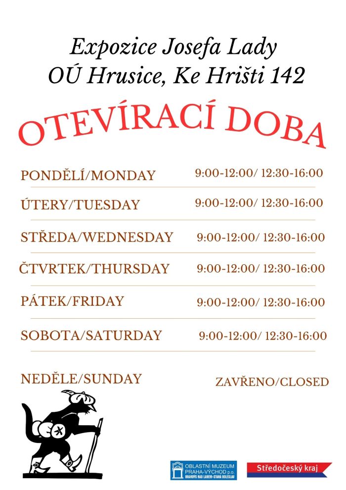Expozice Josefa Lada otevírací doba na web
